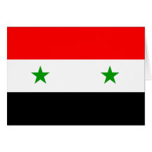 Syrien flagga kort
