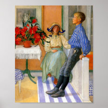 Syskongrupp i sunroomen 1911 posters