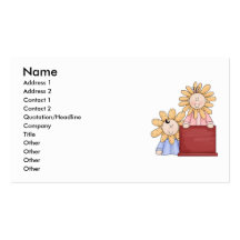 Syskongruppblommaungar Visitkort