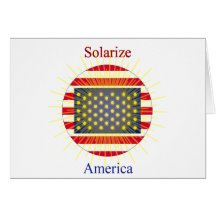 T42 Solarize Amerika Hälsningskort