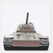 T-34 rysk tank, sovjetisk minnesmärke, Berlin - (s Klistermärken
