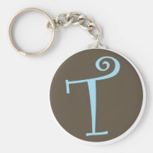 T Keychain.ai Nyckelring