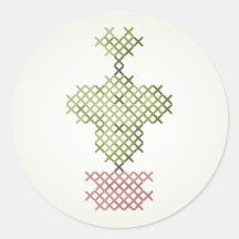 T-Monogramkor syr häckklistermärken