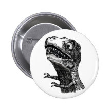 T-Rex ursinne Meme - Pinback knäppas Knappar Med Nål