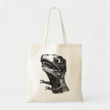 T-Rex ursinne Meme - totot hänger lös Tote Bag
