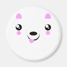 T-skjortor för kawaii för Kawaii valp gulliga Magnet För Kylskåp