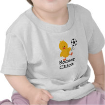T-tröja för fotbollchickbaby