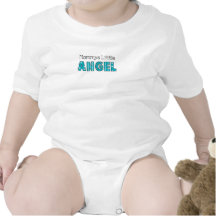 T-tröjabarnbabyen Tots mommy'sens lite ängelkricka
