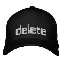 "Ta bort" broderad hattgeekpwn 1337