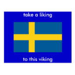 ta en böjelse, till denna viking vykort