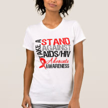 Ta ett stativ mot AIDSHIV Tee Shirt