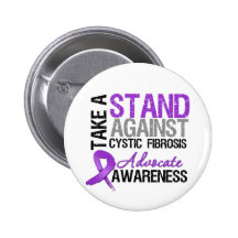 Ta ett stativ mot Cystic Fibrosis Knappar