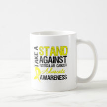 Ta ett stativ mot Testicular cancer Mugg