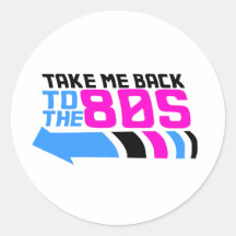 Ta mig baksida till 80-tal klistermärken