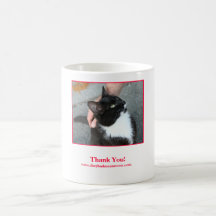 Tacka dig att mug. kaffe mugg