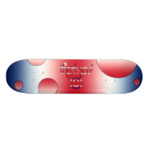 Tacka dig! Britannien flaggafärger poppar konst Anpassningsbara Skateboard