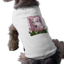 Tacka dig - den Pitbull valpen - Petey Hund T-shirts