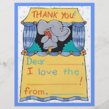 Tacka dig elefanten flyg blad