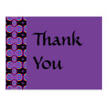 Tacka dig lilor och svärta vykort