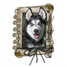 Tacka dig - stentassar - siberian husky cut outs