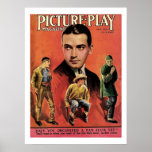 Täcker den Richard Barthelmess tidskriften 1921 tr Affisch