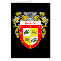 (Täckt) Acevedo vapensköld, kort