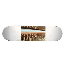 Tåg spårar skateboard