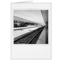 tågstation hälsningskort