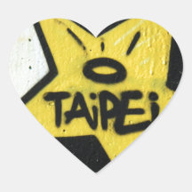 Taipei stjärna klistermärken