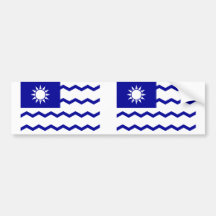 Taiwan skattkontor, chinaflagga bildekaler