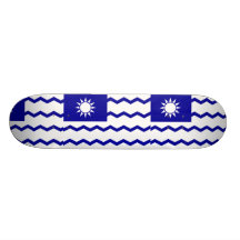 Taiwan skattkontor, chinaflagga anpassningsbara skateboard