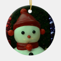 Taiwanesisk snögubbe julgransdekoration