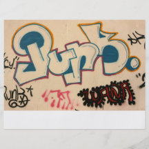 Taiwanesiska grafitti full färg flygblad