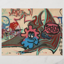 Taiwanesiska grafitti, Taipei, Taiwan Custom Flyer