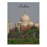 taj mahal afar india vykort