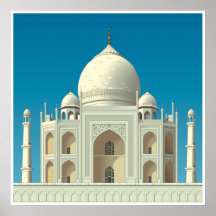 Taj Mahal Affisch