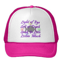 Tala Ye lyssnar lite mycket Trucker Keps