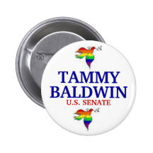 Tammy Baldwin FÖR SENAT Pins