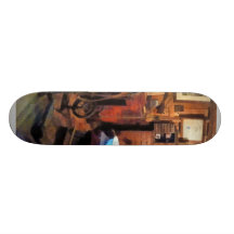 Tand- kontor med drillborren skate board