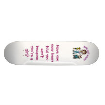 Tända doktorflickan skate board