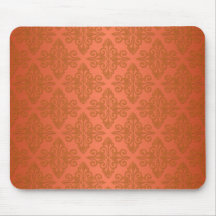 Tangerineorangedamast Mus Mattor