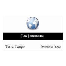 Tango för jordvärldsjordklot visit kort
