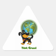 Tänkagrönt! - Bubba Triangle Stickers