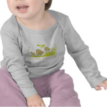 Tänkan görar grön gulliga produkter! t shirt
