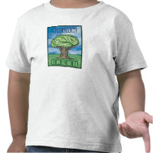 Tänkan görar grön hjärnan t shirts