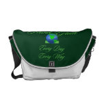 Tänkan görar grön messenger bag 3Rickshaw