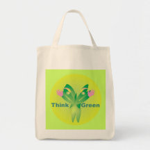 Tänkan görar grön - Zenåtervinnaprodukter Tote Bags