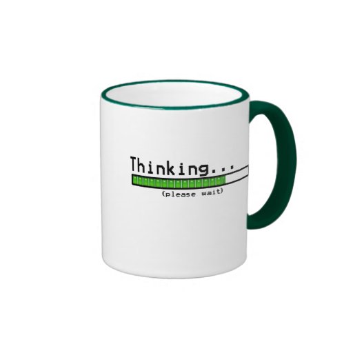 Tänkande behaga väntan kaffe kopp
