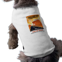 Tanker slåss inte i fabriker -- Järnväg WW2 Hund Tee Shirt