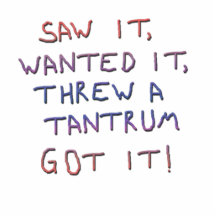 Tantrum Photo Cut Out